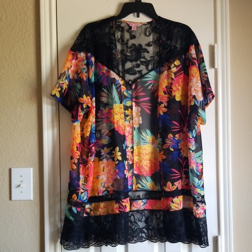 Candies Floral Lace Kimono